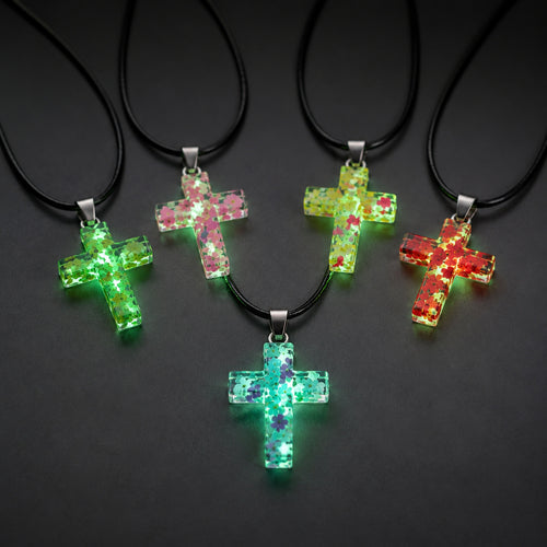 Cross Glow Keychain