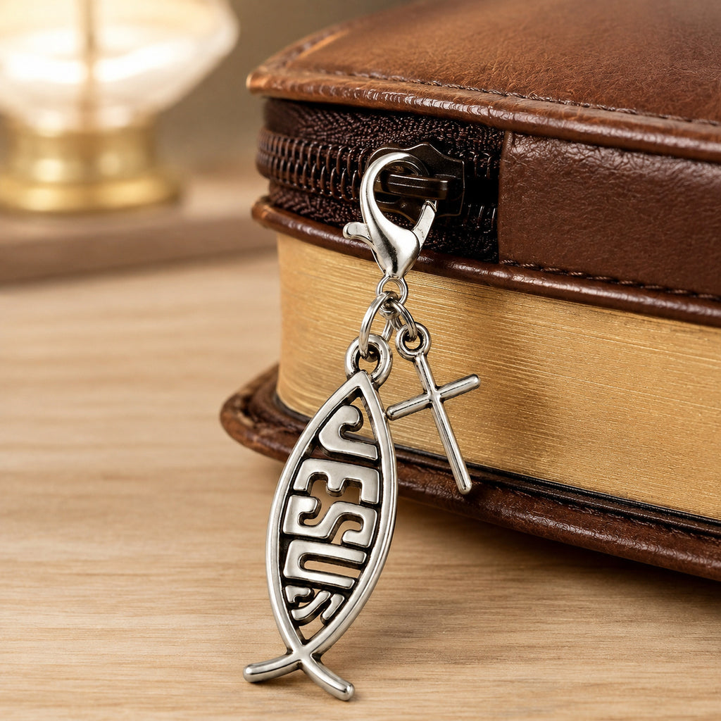 Jesus Fish Keychain