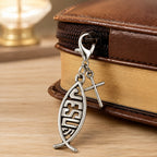 Jesus Fish Keychain