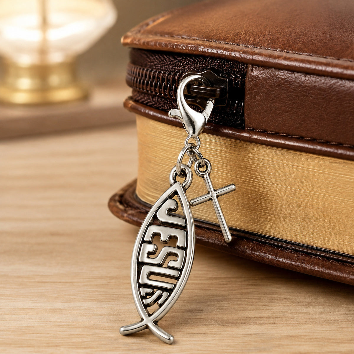 Jesus Fish Keychain