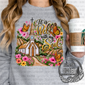 It Is Well With My Soul — a church, flowers and it-is-well-with-my-soul lettering