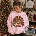 A Thrill of Hope — a Christmas wreath surrounding a-thrill-of-hope lettering