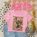 Under His Wings Thou Shall Trust — a tiger cub with butterflies, flowers and under-His-wings lettering from Psalm 91:4