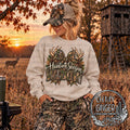 Hunting Season Widow — hunting-season-widow lettering with a bow and camouflage accents